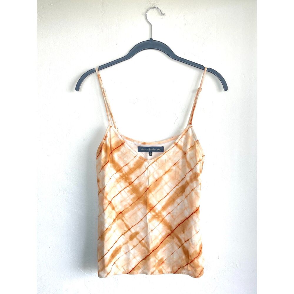 House of Harlow 1960 x REVOLVE Ilora Tank in Tan Tie Dye Plaid